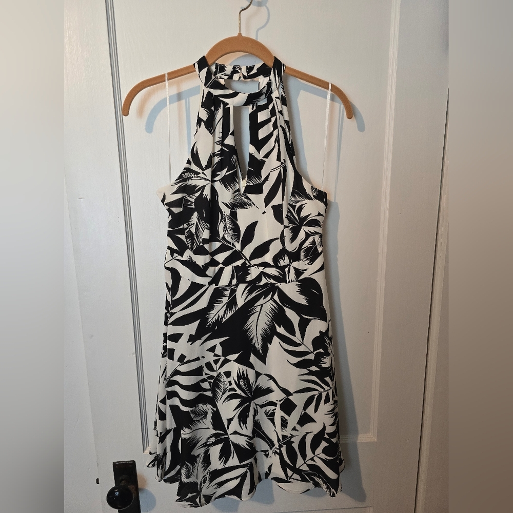 EXPRESS Halter Floral Dress